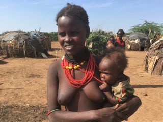 Femme d'une tribu du Sud Ethiopien