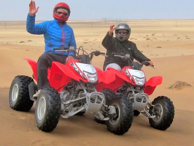 Après Zander Quad dans les dunes de Namibie