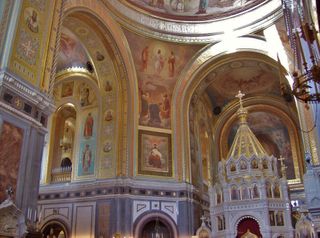 Intérieur de la cathédrale du Christ St Sauveur