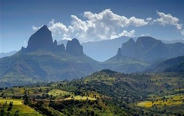 Paysage du l'Ethiopie du Nord
